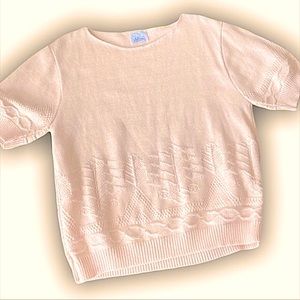 Rare Vtg Handmade Classic Scandinavian Design Relief Pattern Jumper Sweater